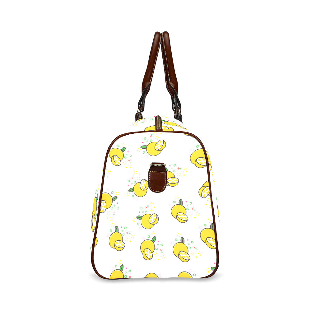 Lemon Design Travel Bag Brown (Small) (Model 1639)