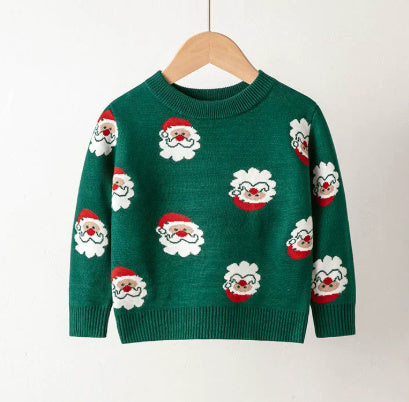 Elastic Pullover Christmas Sweater