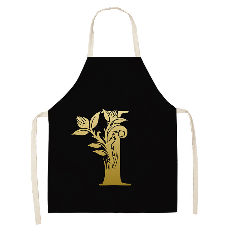 Letter Series Apron