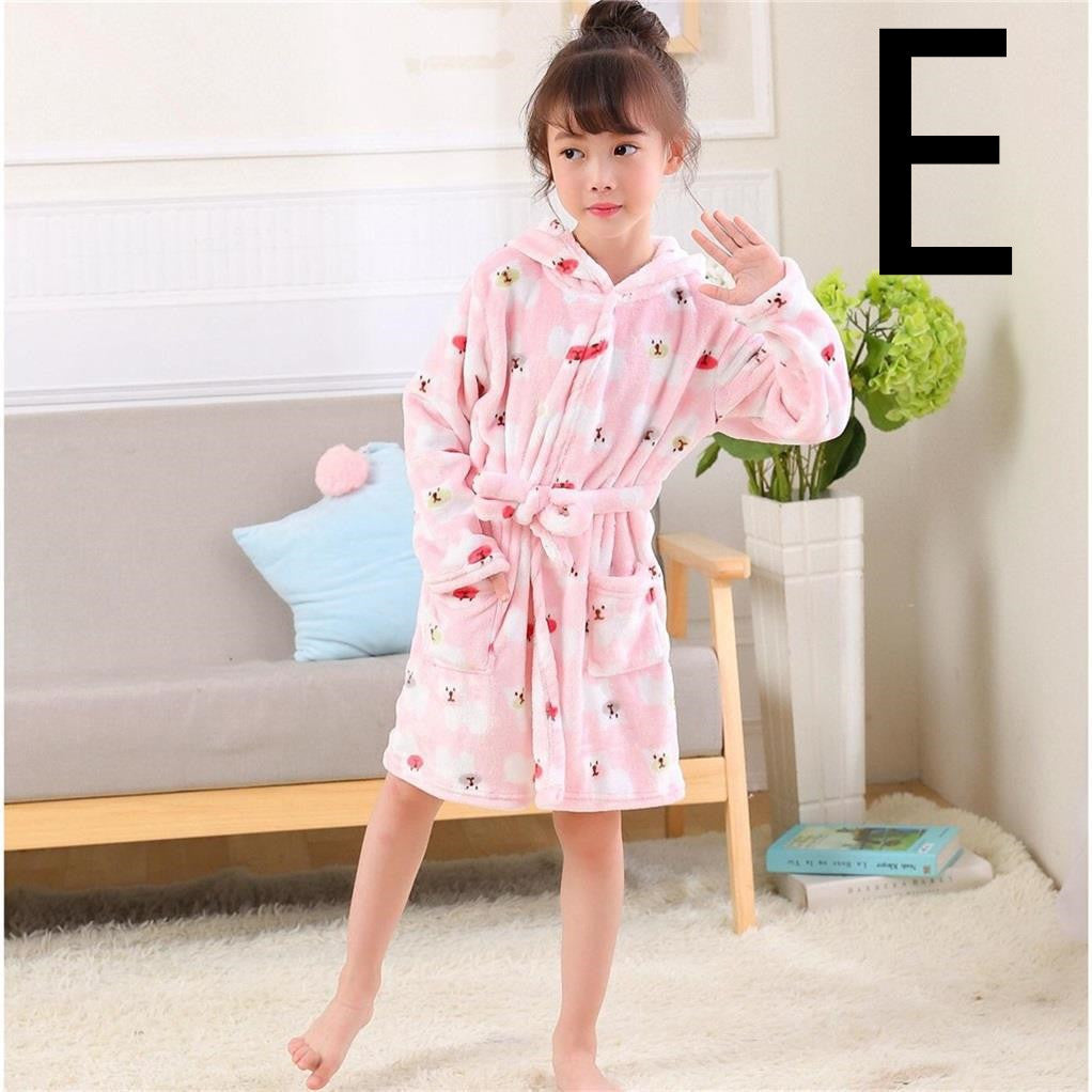 Flannel Bathrobe Nightgown