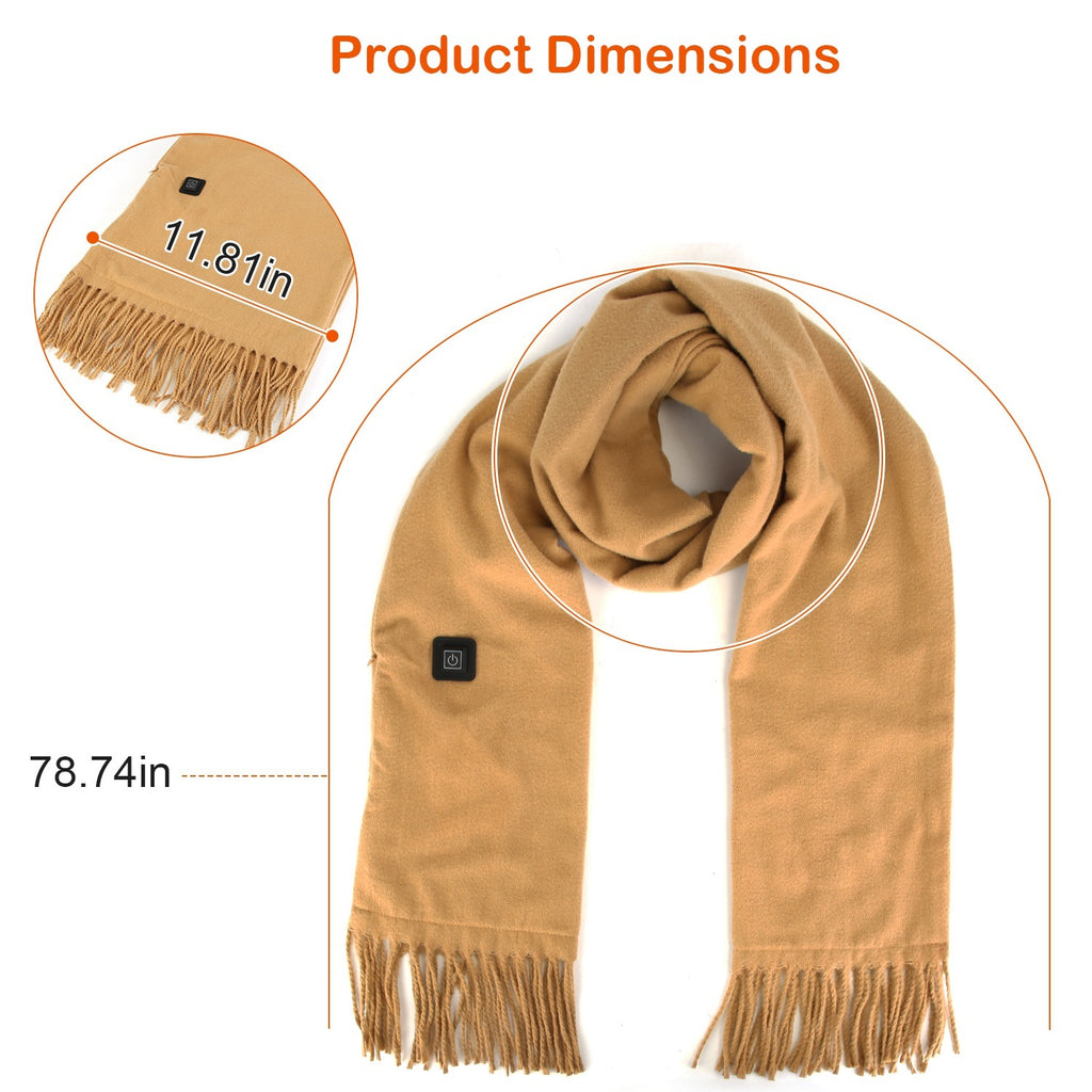 Electric Heated USB Scarf