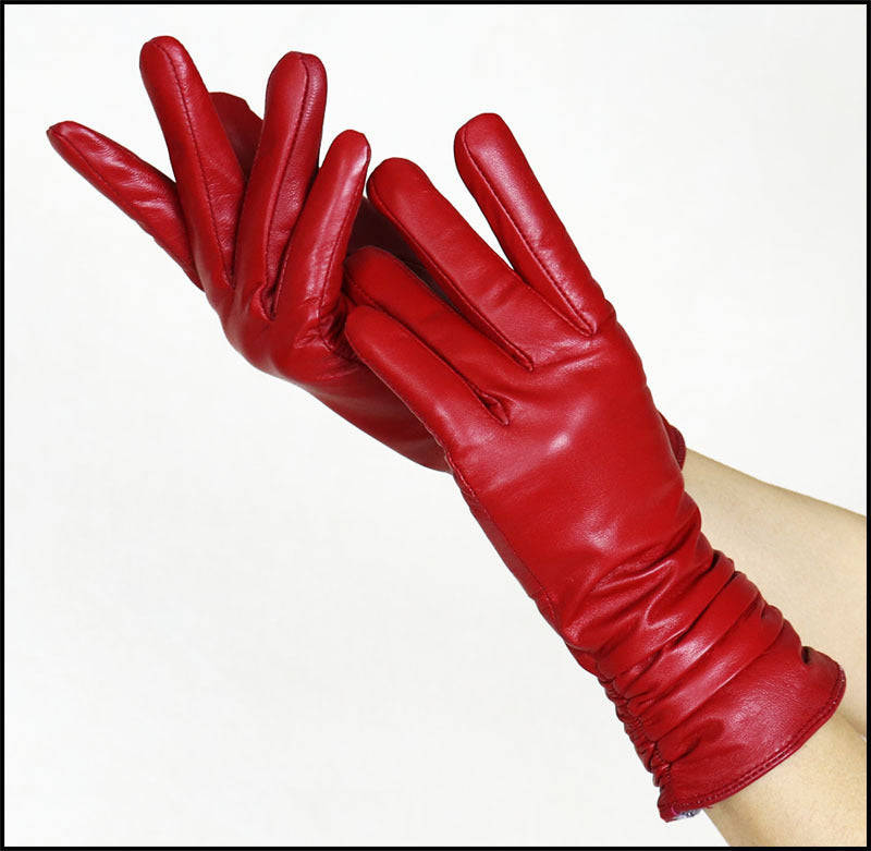 Leather Sheepskin Gloves