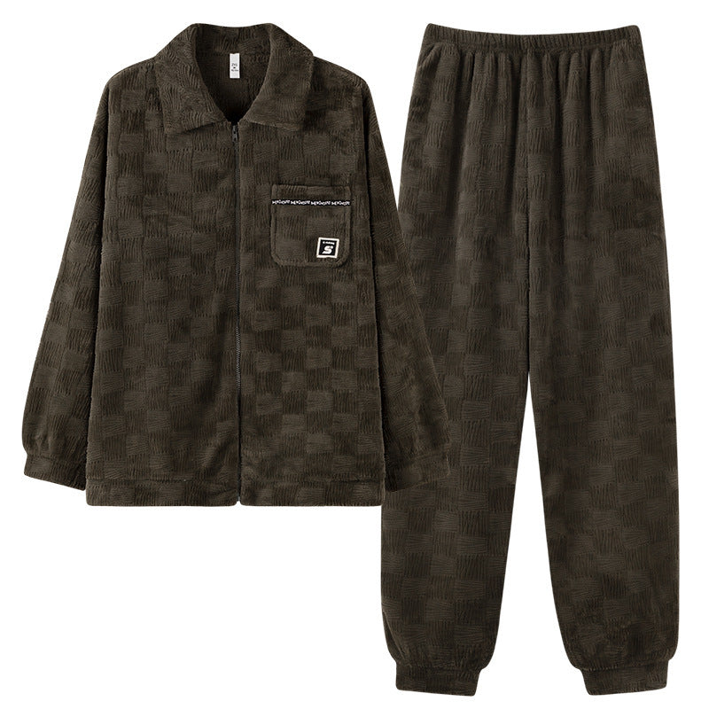 Coral Velvet Pajamas